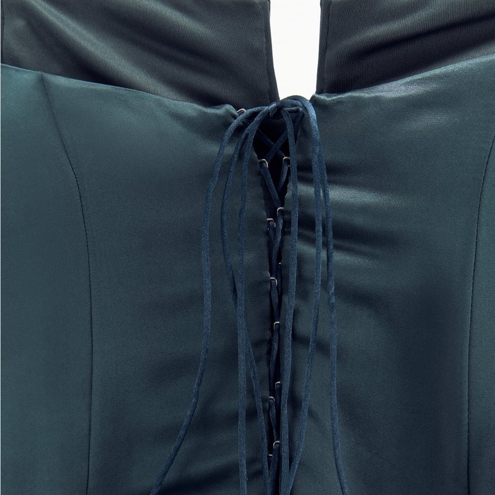 Zara NWT strapless corset style dress - Picture 12 of 13